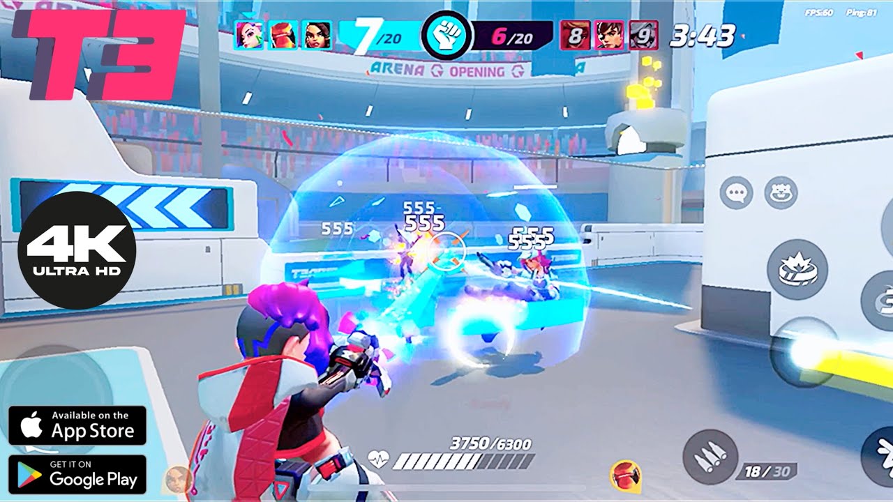 T3 Arena 4K Team Deathmatch Gameplay 2025