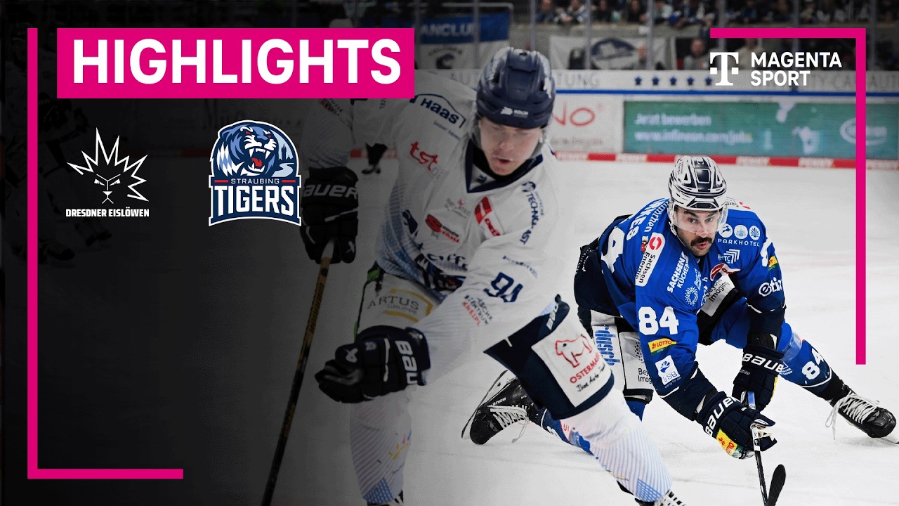Dresdner Eislöwen - Straubing Tigers | PENNY DEL | MAGENTA SPORT