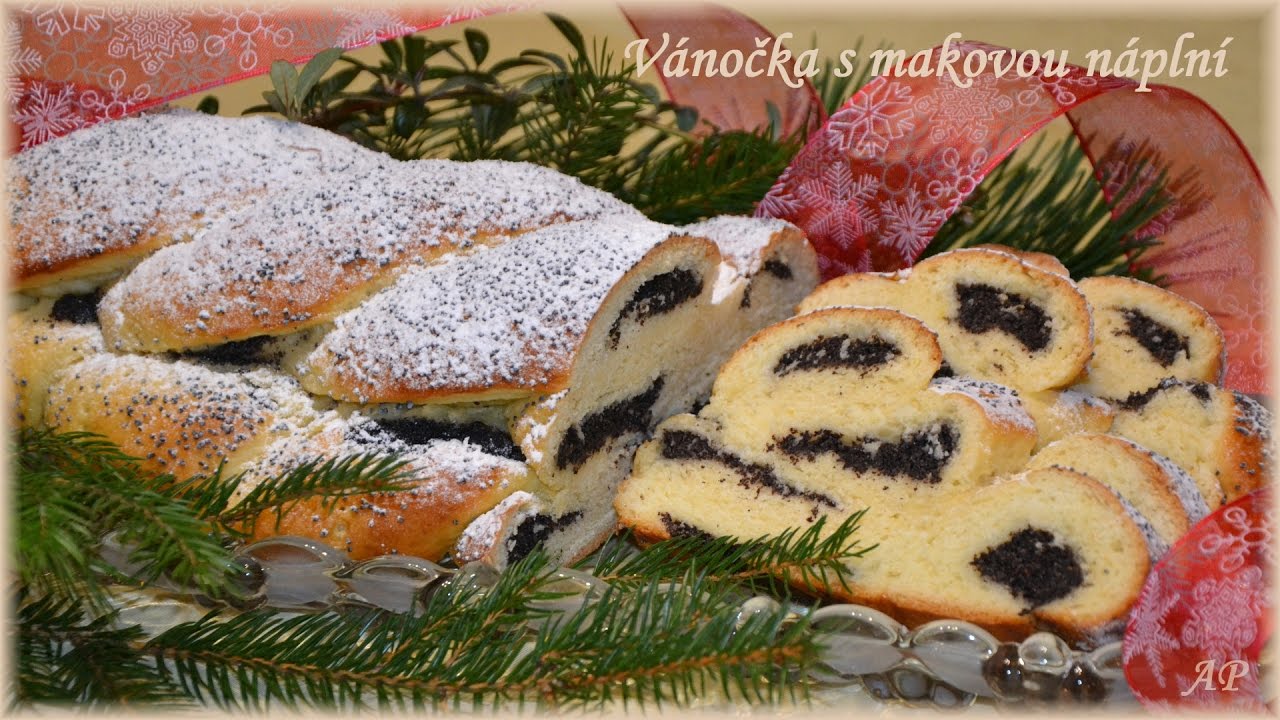 Vánočka s makovou náplní - Vaříme doma #Andrea