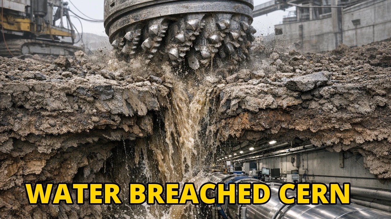 Workers Drilled Holes Above CERN's LHC and Water Leaked Into the Tunnel Below