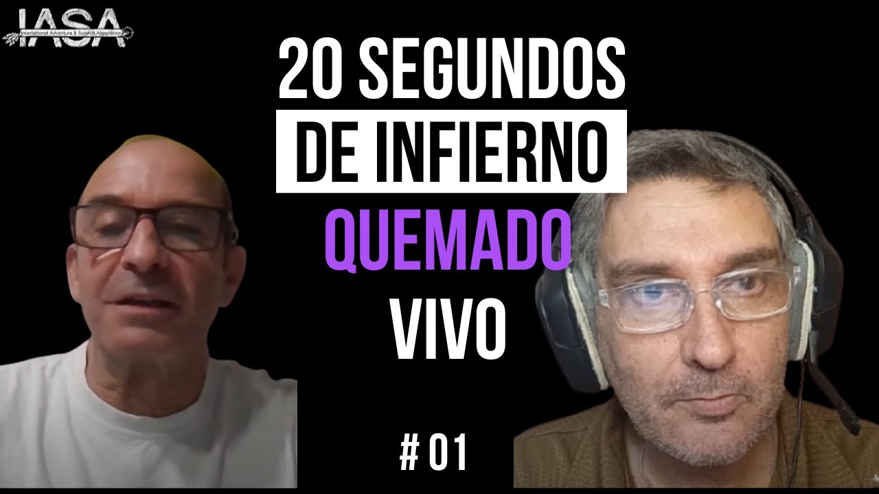 Rumbo a la supervivencia #1 - Manolo Camara |  20 segundos de infierno, quemado vivo