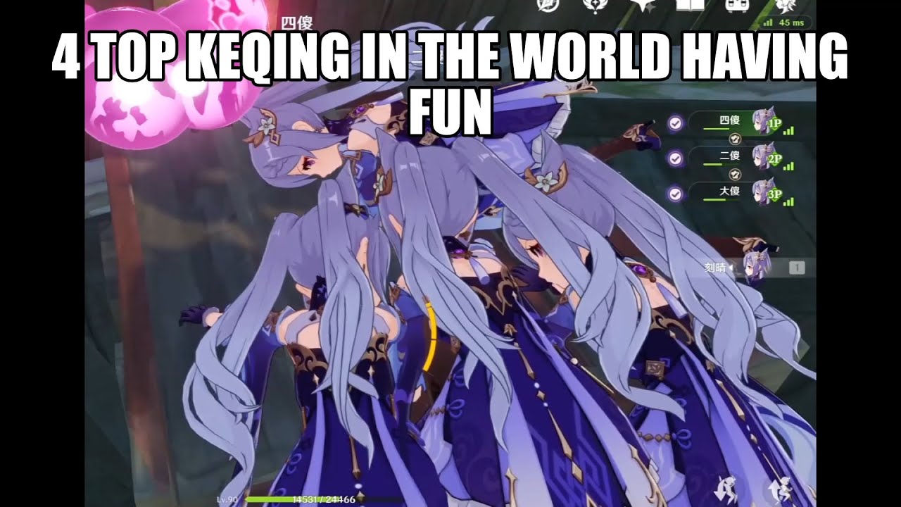 [Genshin Impact] KEQING.EXE | 4 Top Keqing In The World Having Fun
