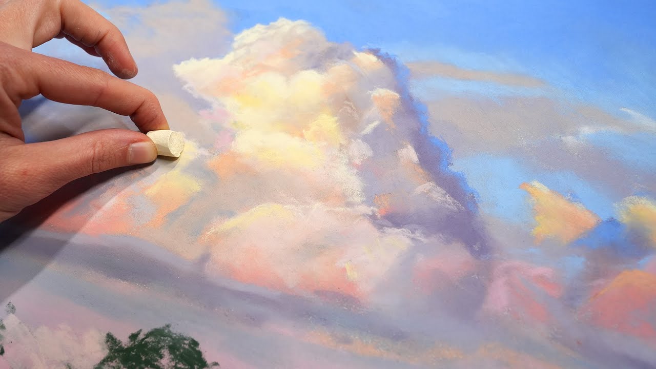 Nuages au pastel sec : Comment les rendre réalistes ?