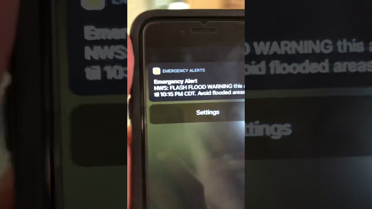 EAS Flash Flood Warning on MY iPhone Part 1 (5/17/2020) (EAS #4)