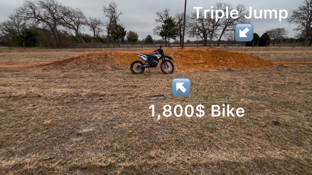 2025 X-Pro Templar 250 Backyard Track Ride / Can a stock 1,800$ Dirtbike jump a triple?