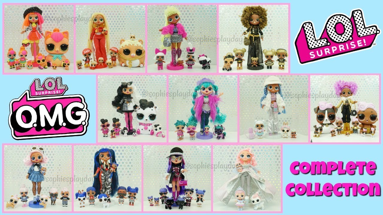 LOL Surprise OMG Fashion Dolls Complete Collection LOL Surprise Winter Disco Amazing Surprise