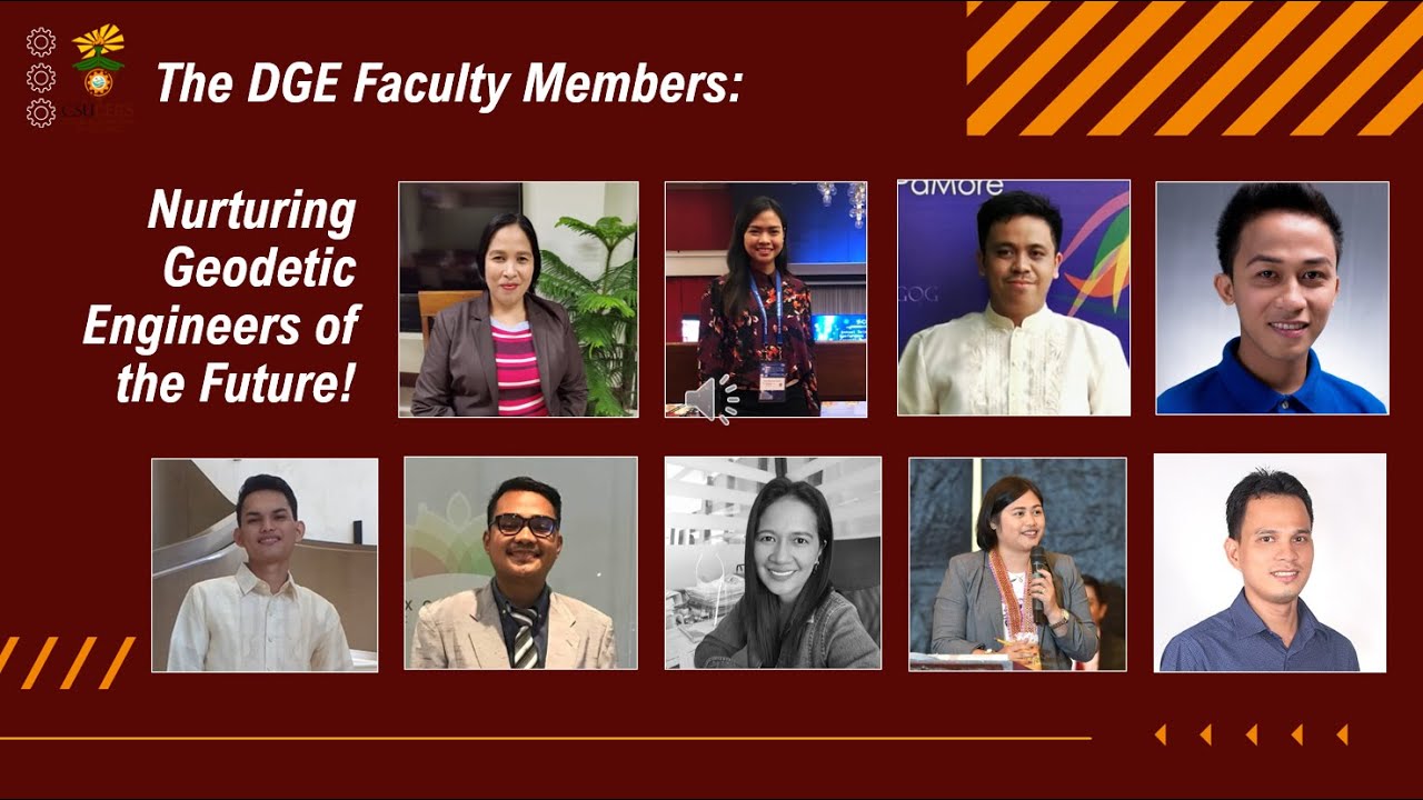 Get to know the CSU Department of Geodetic Engineering Faculty Members