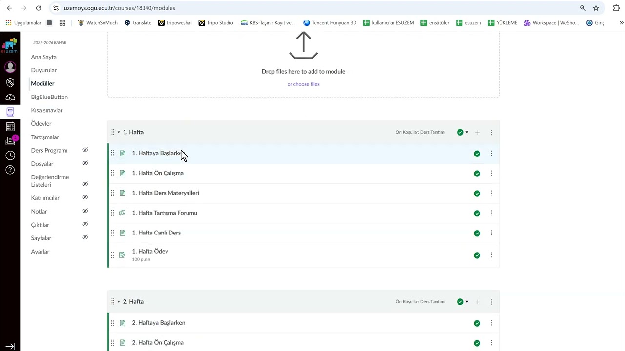 GEÇMİŞ DÖNEMLERE AİT ÖĞRENME YÖNETİM SİSTEMLERİ