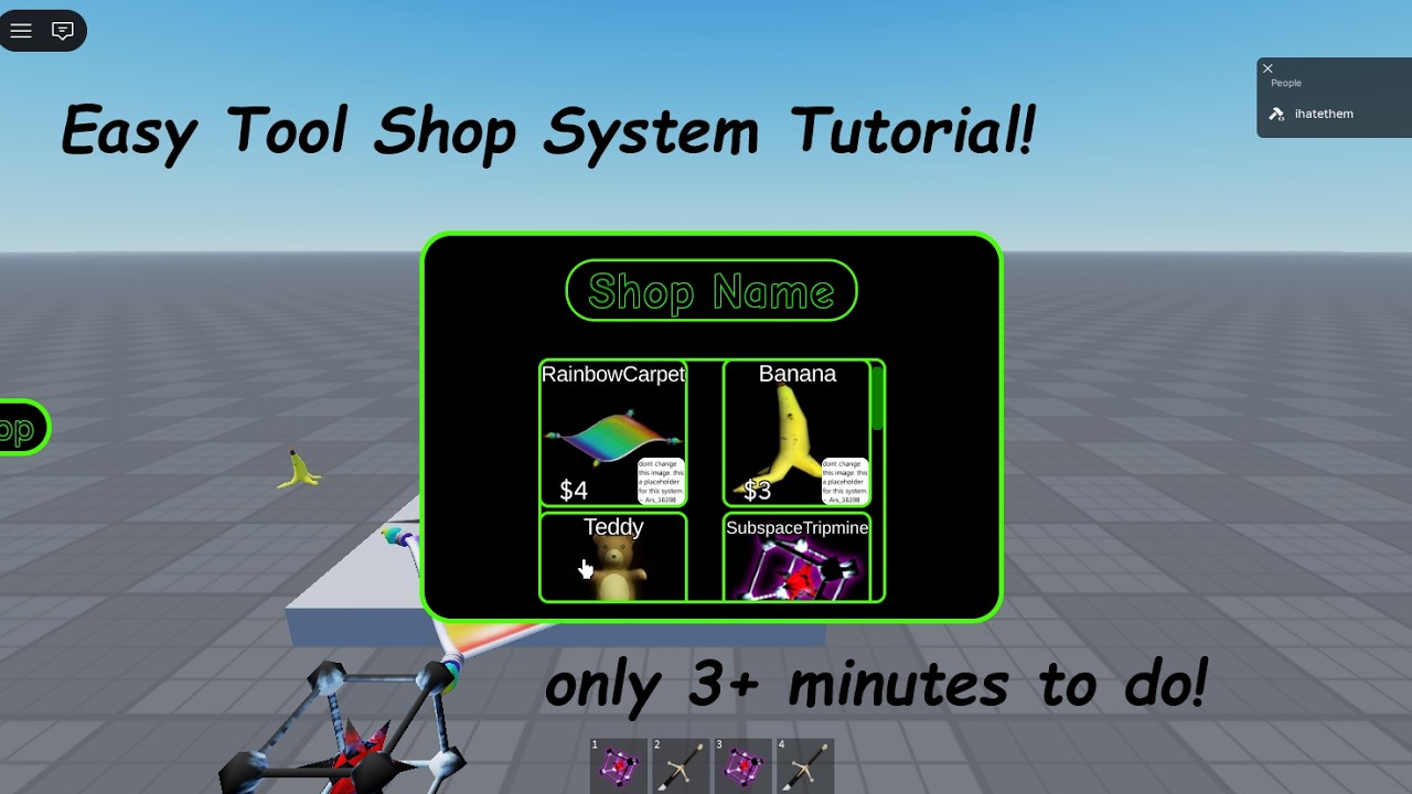 Custom Tool Shop! | Roblox Studio Tutorial 1