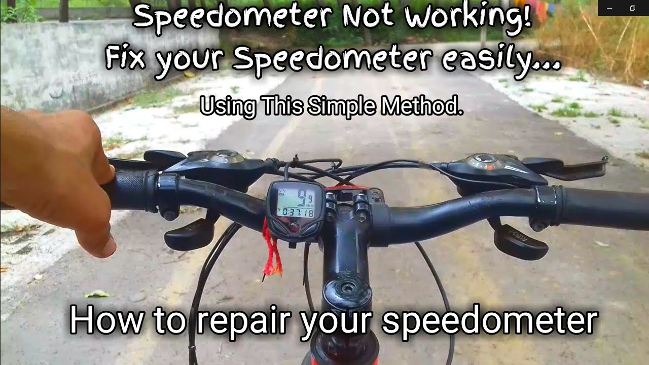 How To Repair Cycle Speedometer...
