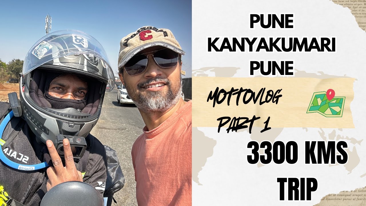 Day 1 of my “Pune – Kanyakumari – Pune | 3300 kms Bike Ride” series begins here 🏍️