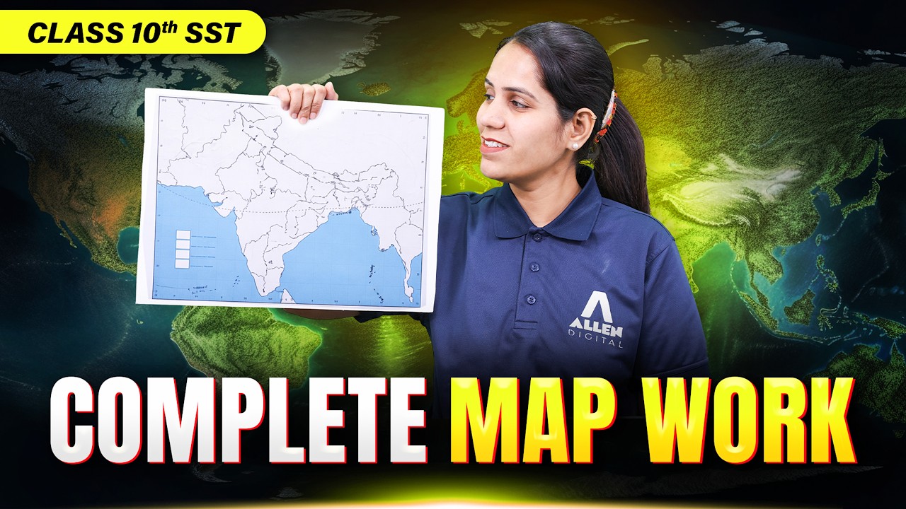 Class 10 SST Complete Map Work 🔥 All Important Locations | Board Exam 2026
