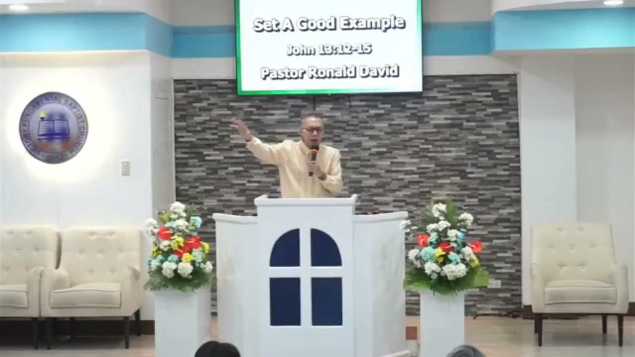 Set a Good Example - Pastor Ronald David 