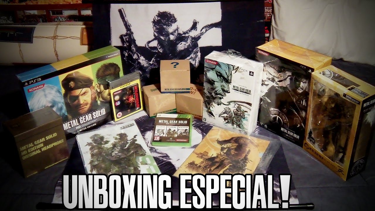 UNBOXING Metal Gear Solid HD Collection Todas las Ediciones