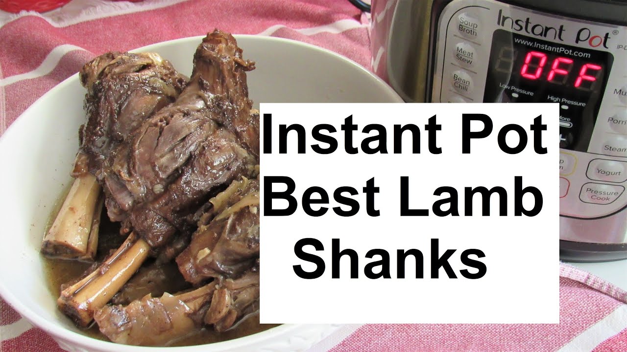 Instant Pot Best Lamb Shanks Iraqi Style/ #Recipe454CFF