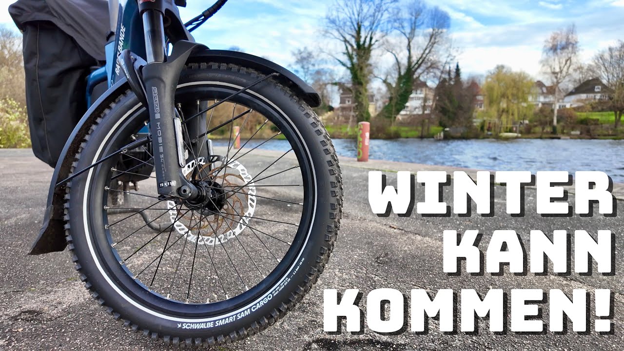Neue Schwalbe Reifen und Riese & M&uuml;ller Wetterschutz f&uuml;r unser Lastenrad!