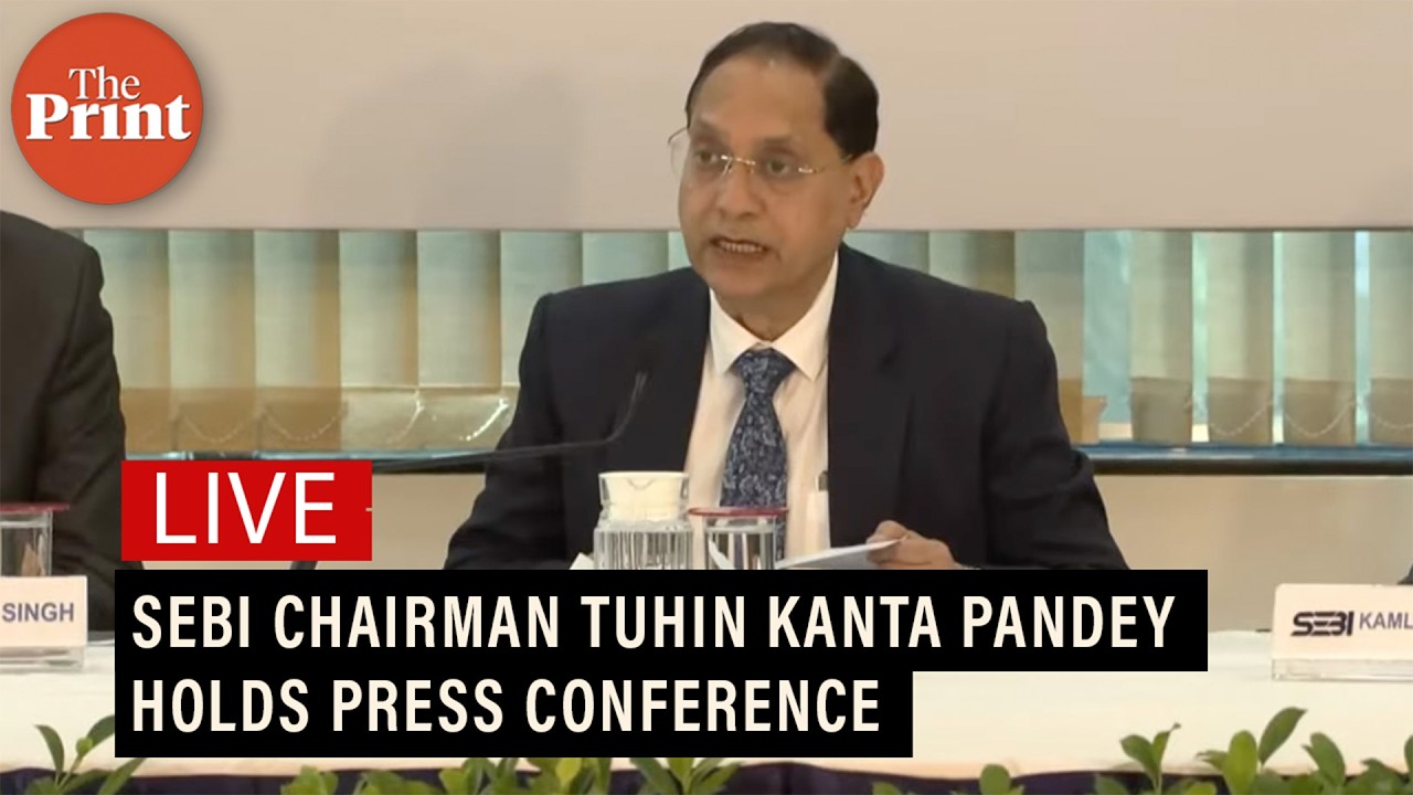 LIVE: SEBI Chairman Tuhin Kanta Pandey holds Press Conference I Board Meeting