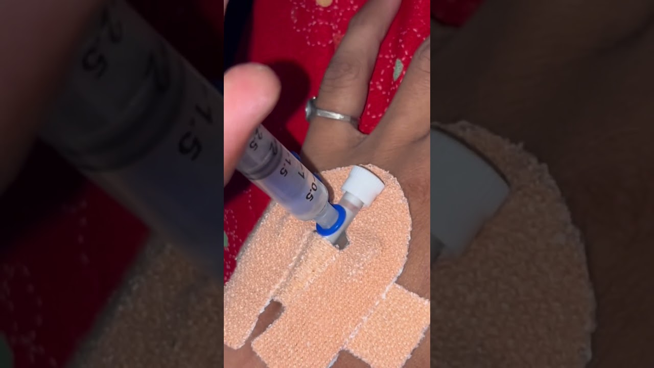 How to give injections in IV Cannula | iv injection