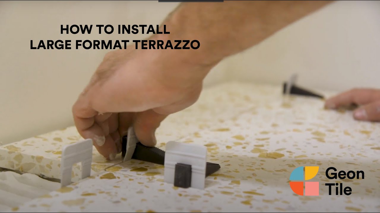 DIY: How To Install Large Format Terrazzo Tile