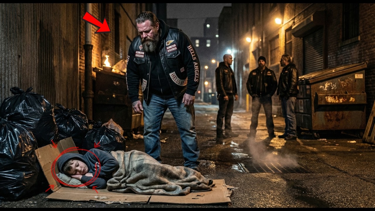 Ein Hells Angel fand ein verlassenes Kind neben Müllsäcken - Und gab alles auf, um es zu behalten!!