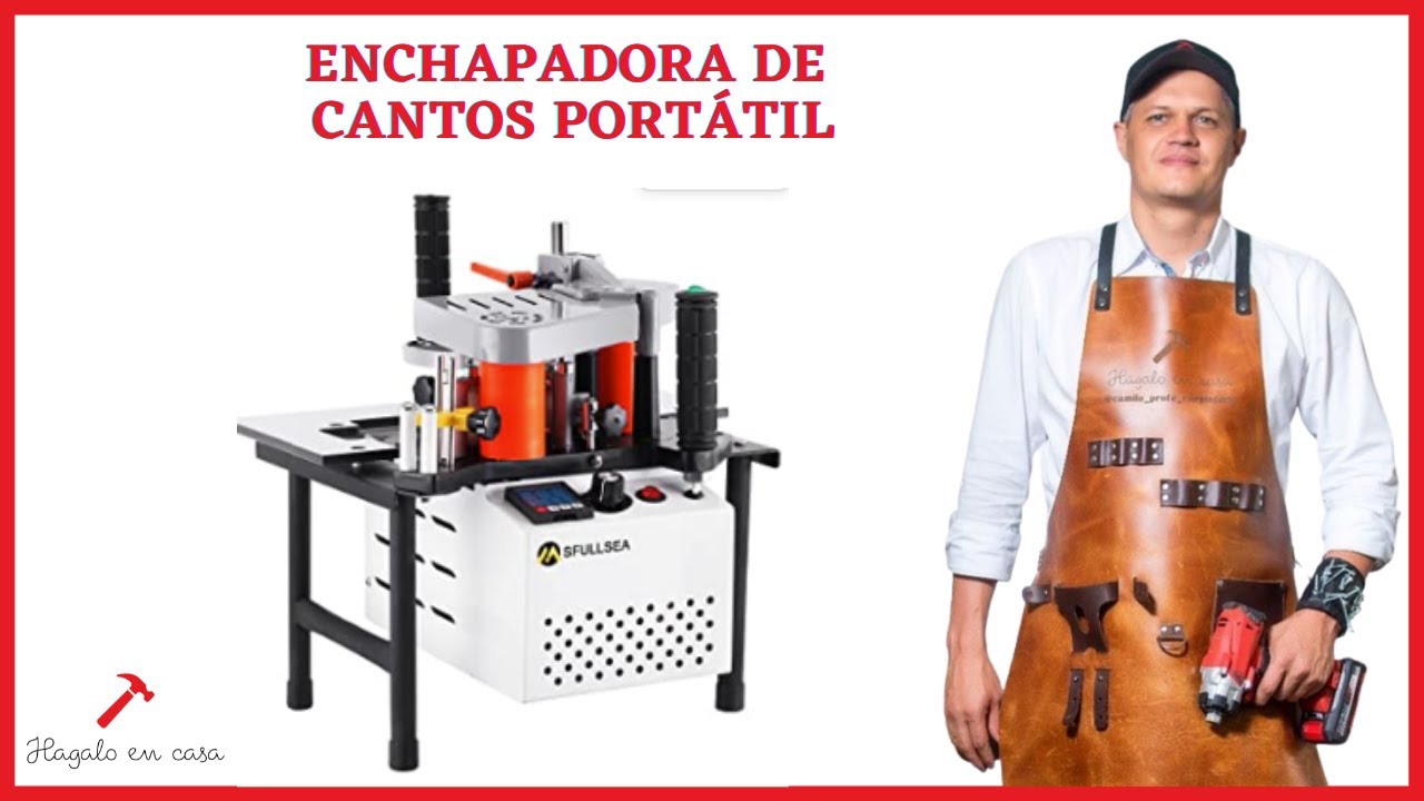 Enchapadora de cantos portátil