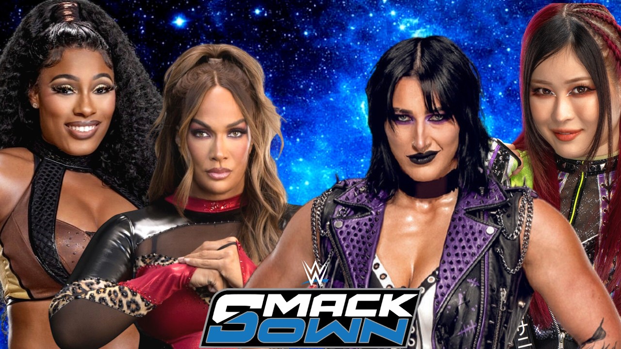 Rhea Ripley & Iyo Sky vs Nia Jax & Lash Legend | WWE Friday Night Smackdown | Tag Team Match | #raw