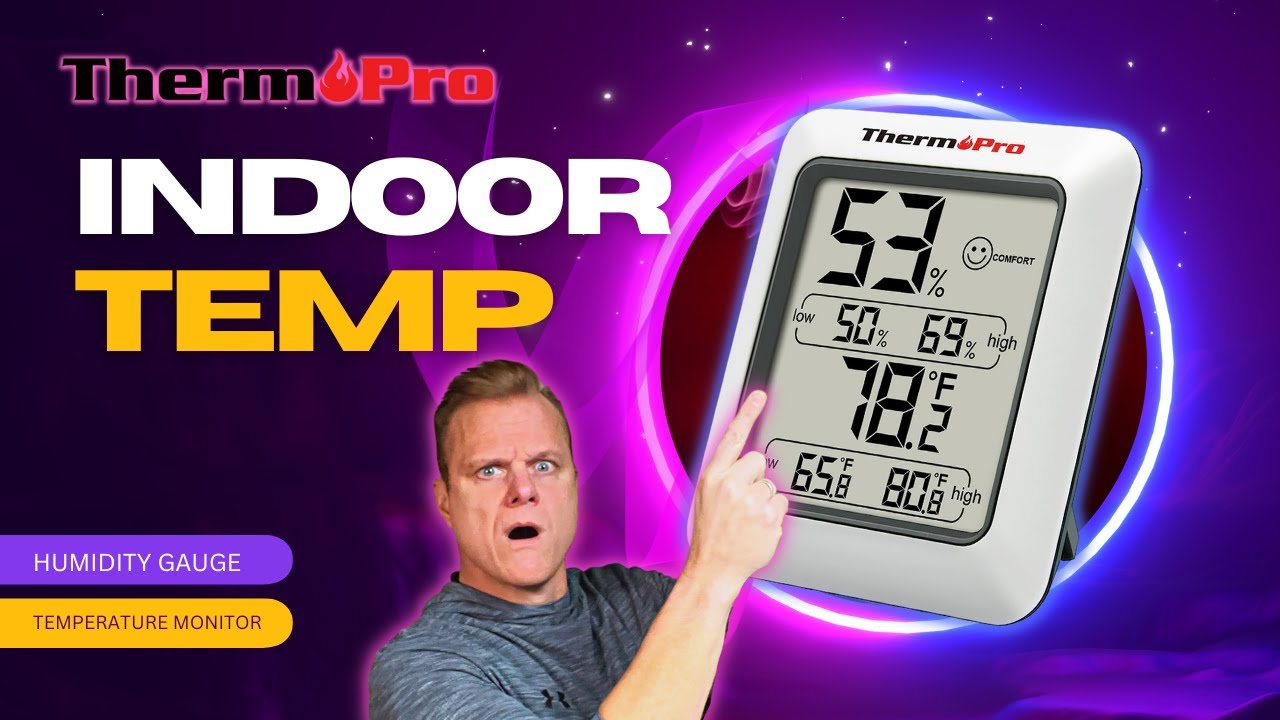 Improve Your Home Comfort with the ThermoPro TP50 Digital Hygrometer!