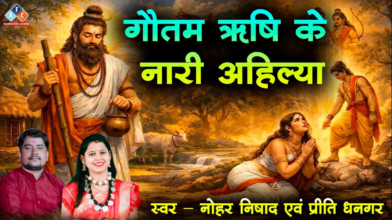गौतम ऋषि के नारी अहिल्या /स्वर - नोहर निषाद एवं प्रीति धनगर / श्री राधे मानस परिवार रायपुर 