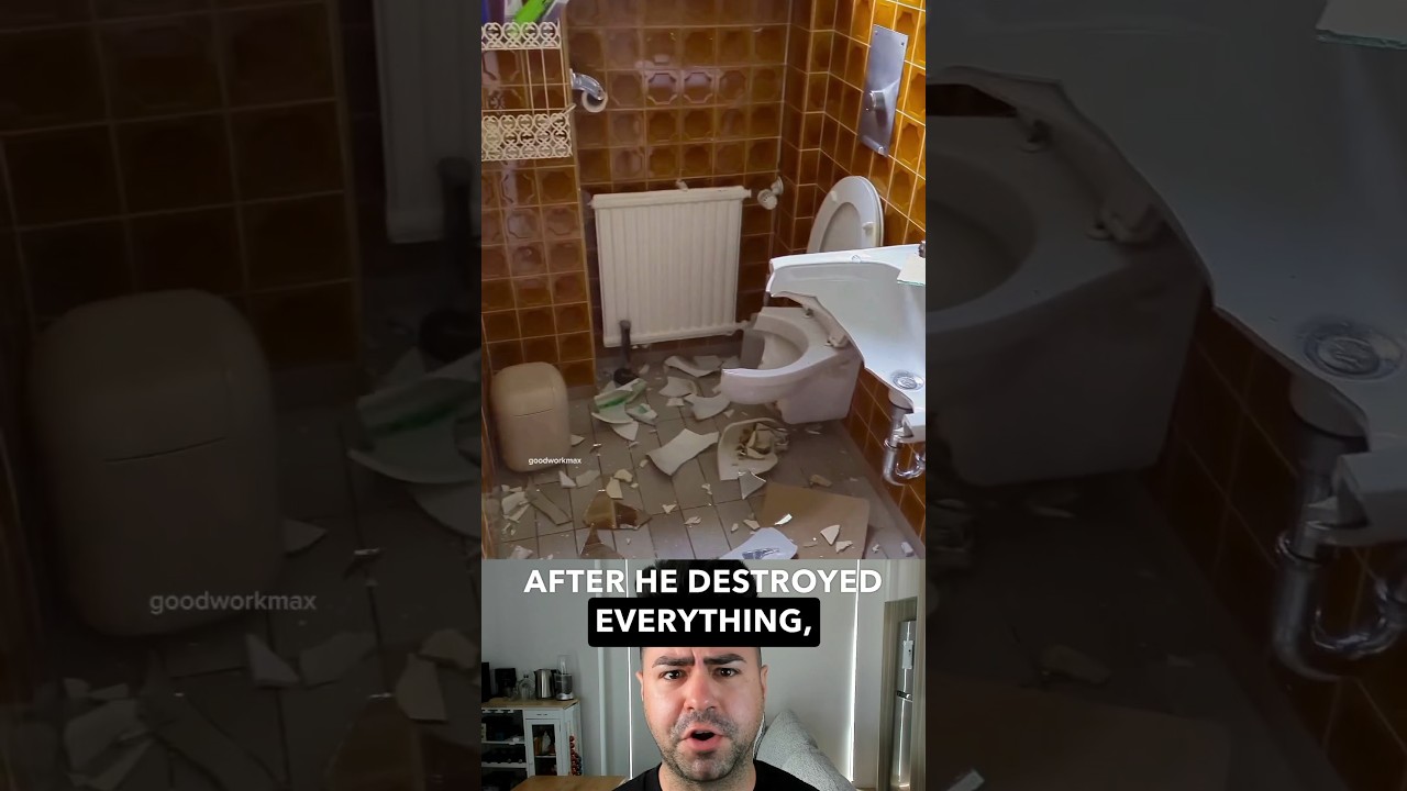 Expert plumber destroys my bathroom 🚽🔨