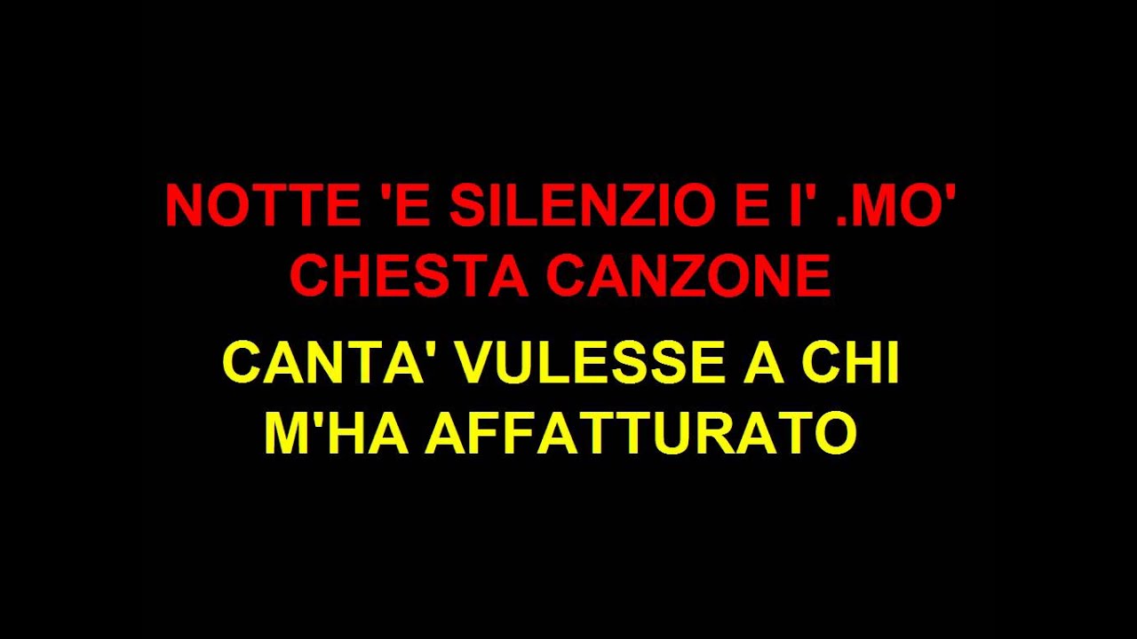 LUNA CAPRESE karaoke