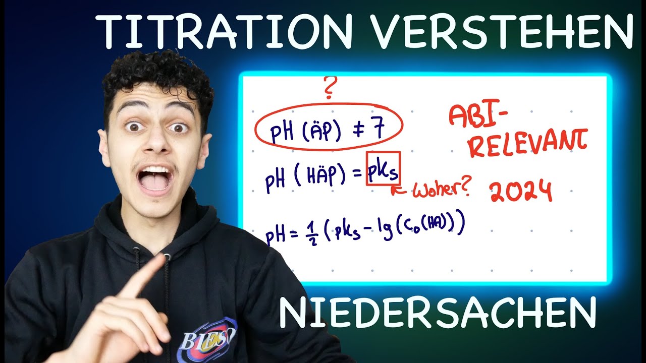 Titration schwacher S&auml;uren| Chemie Abi Niedersachen 24| Ausf&uuml;hrlich erkl&auml;rt