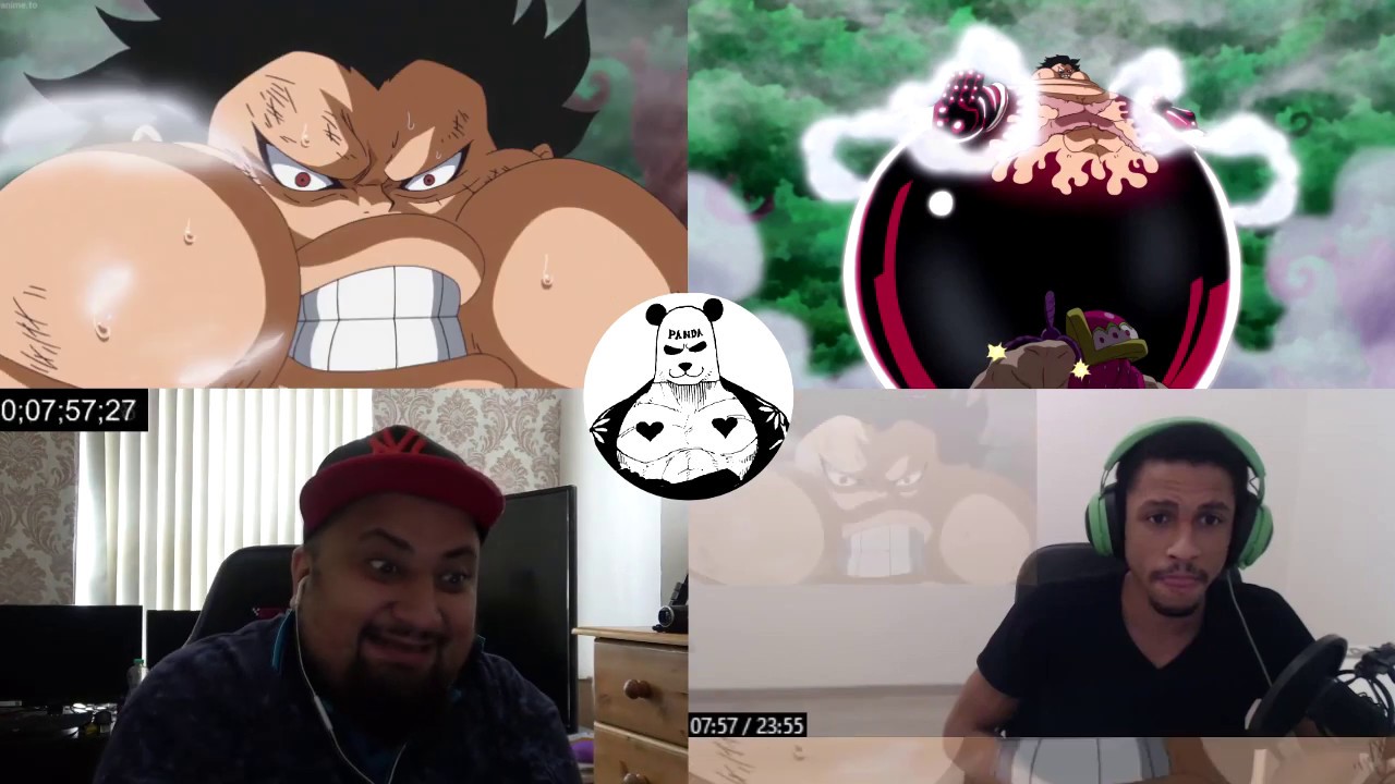 Luffy Tank Man Vs Cracker reaction mashup - one piece