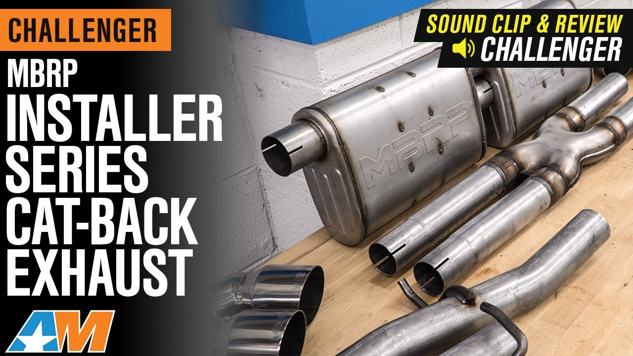 2015-2021 Challenger 3.6L V6 MBRP Installer Series Cat-Back Exhaust Sound Clip & Install