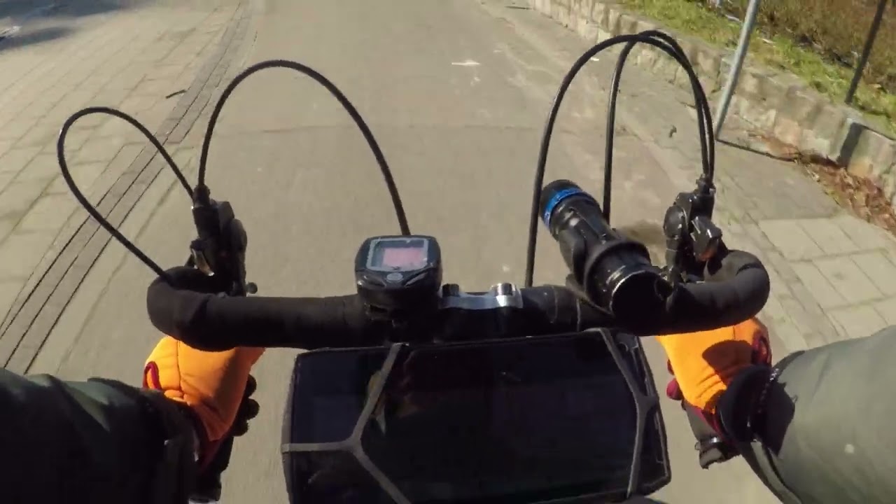 Test kierownicy typu baranek w rowerze XC