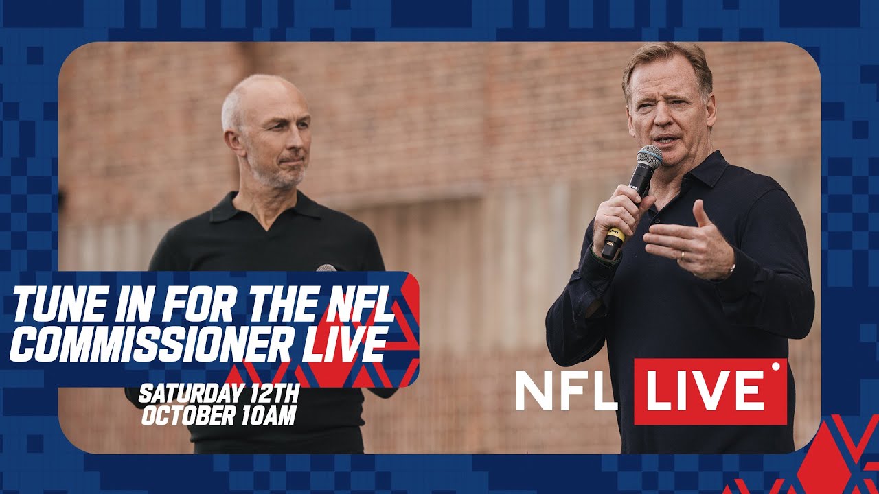 WATCH LIVE: NFL LIVE with Commissioner Roger Goodell