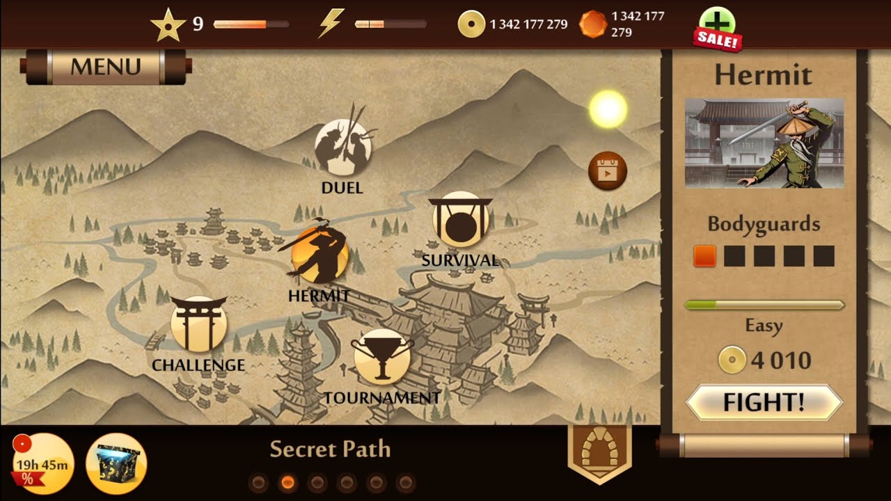 ACT 2 SECRET PATH || HERMIT BODY GAED 02 BUFFALO KNOCK OUT || SHADOW FIGHT 2 || 2026