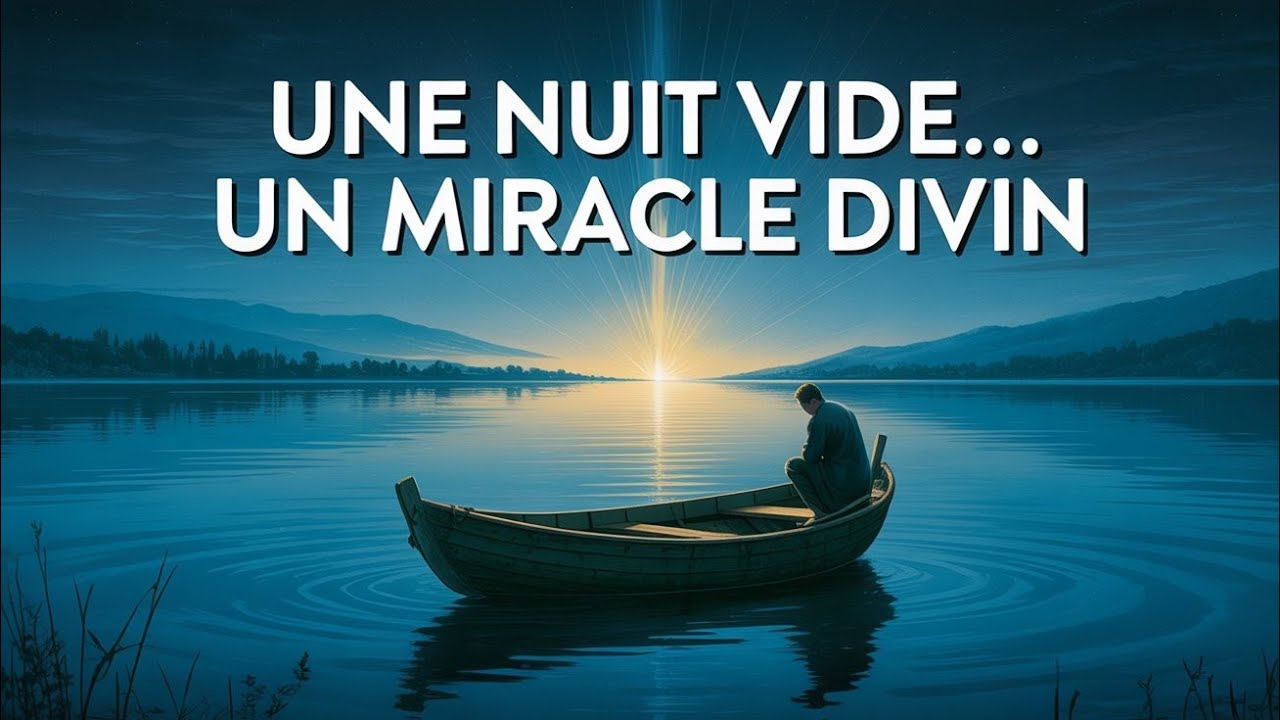 La PÊCHE MIRACULEUSE – Quand une nuit vide devient un miracle avec Jésus