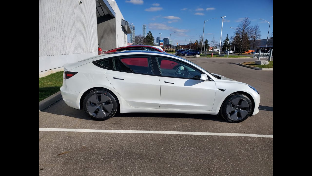 Tesla Model 3 SR+ 2021 REFRESH Delivery and Details - CANADA