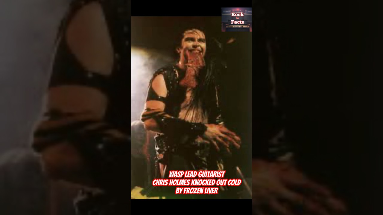 WASP Guitarist: Chris Holmes knocked out by liver! #blackie  #wasp #liver