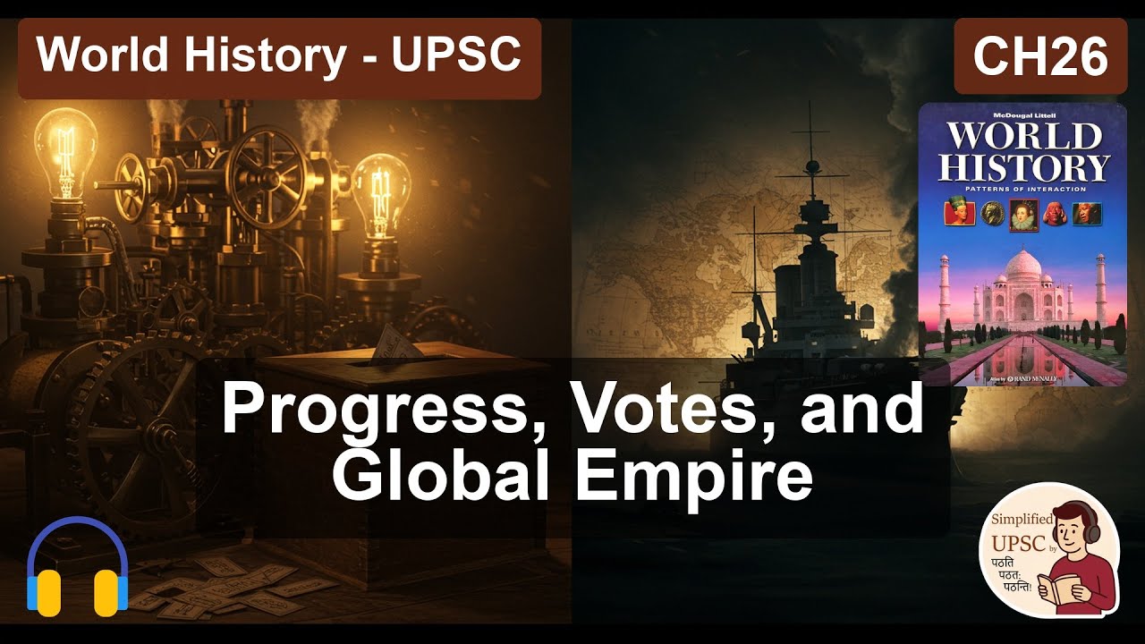 [Mid-Bytes] World History Ch26 AN AGE OF DEMOCRACY AND PROGRESS | Suffrage, Victorian Era & Imperial