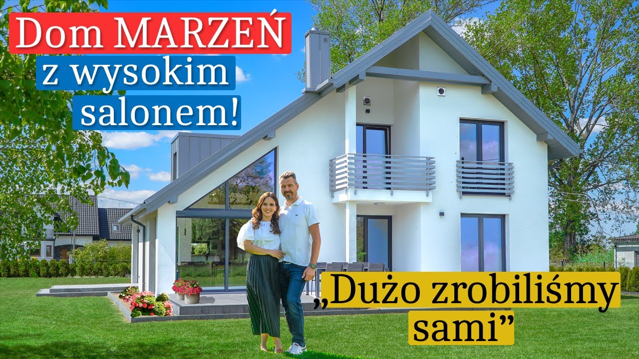 Zbudowali DOM MARZEŃ z wysokim salonem! 