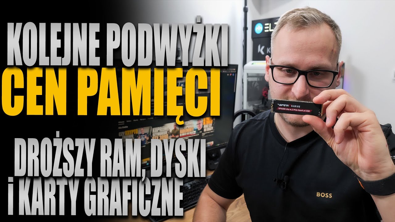 Kolejne podwyżki cen pamięci! Czeka nas drogi RAM dyski i Karty Graficzne