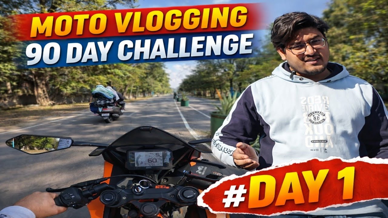 Guys 90 Days Challenge Moto Vlog🔥 Aaj 1st Day 90 days Challenge Ka