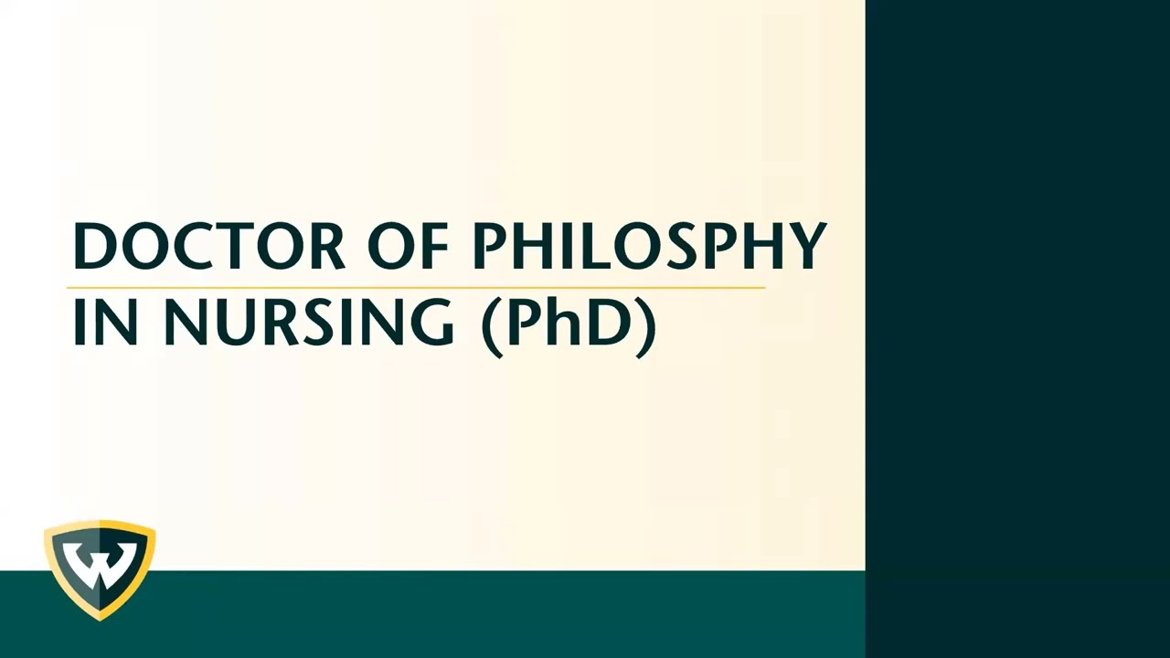 Doctor of Philosophy in Nursing program overview