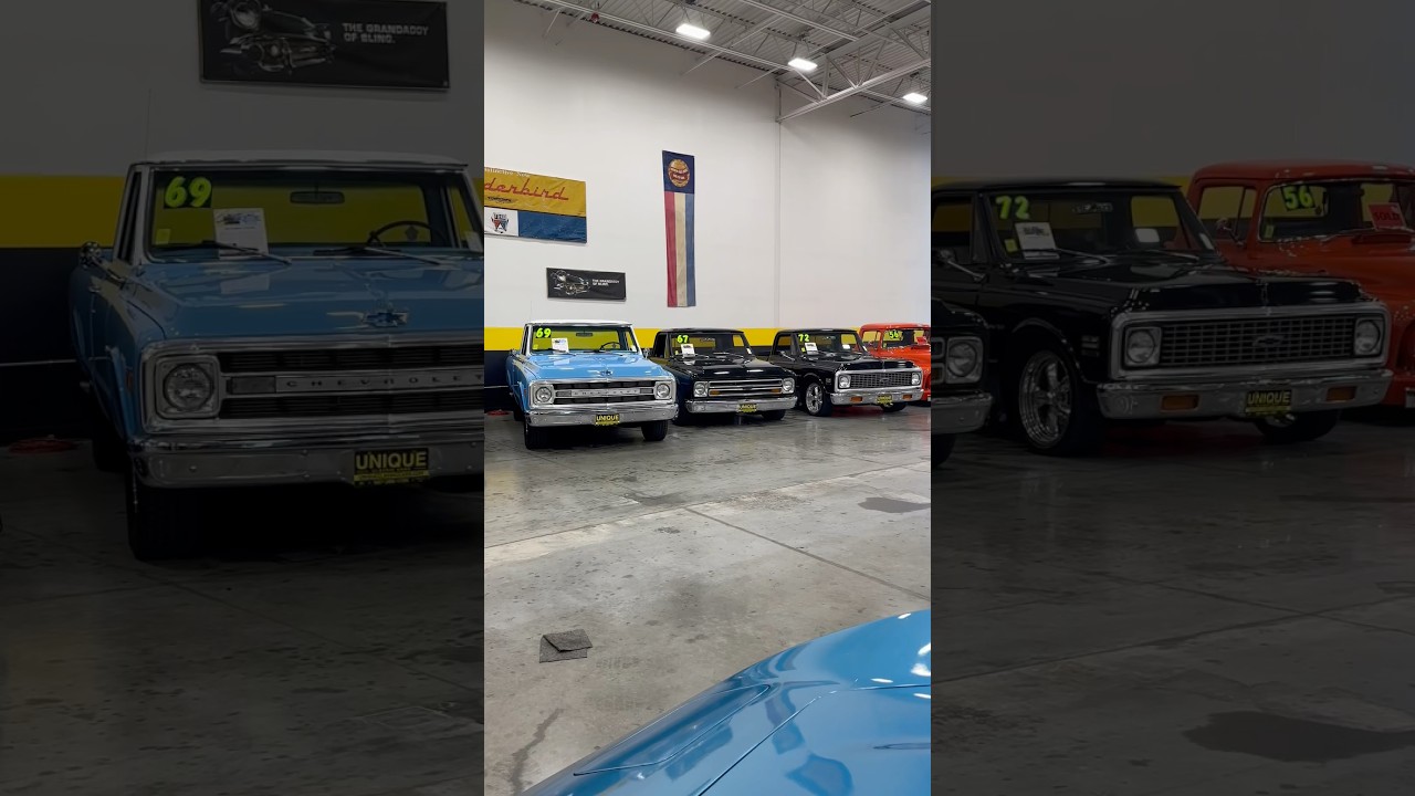 Classic Trucks at Unique Classic Cars Mankato Minnesota