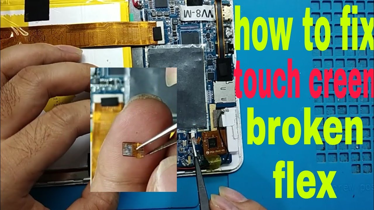 How to make Jumper Touch Creen flex Broken fix without using any gadgets Old tablet wave watch this/