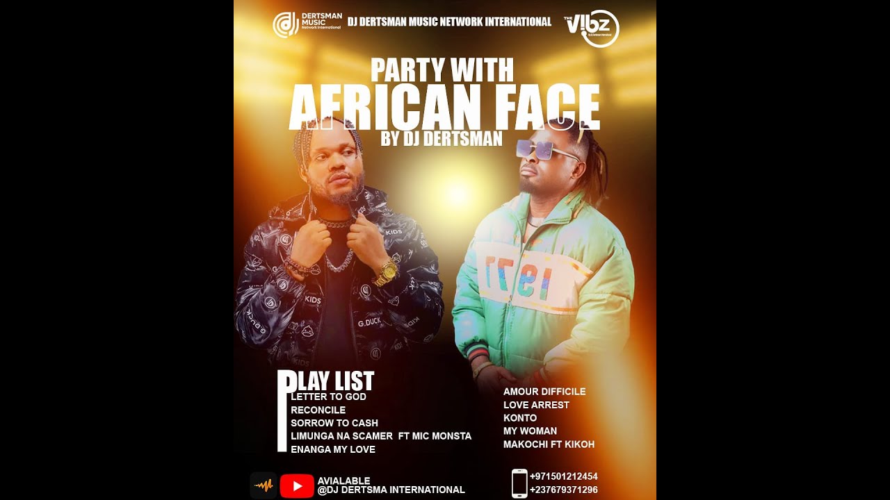 Party with African face