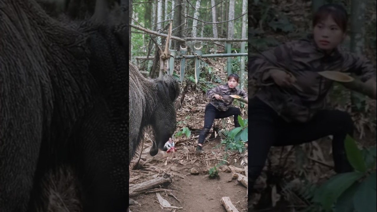 Jungle Survival Cooking | Traditional Chicken Hunt & Forest Cooking Skills 