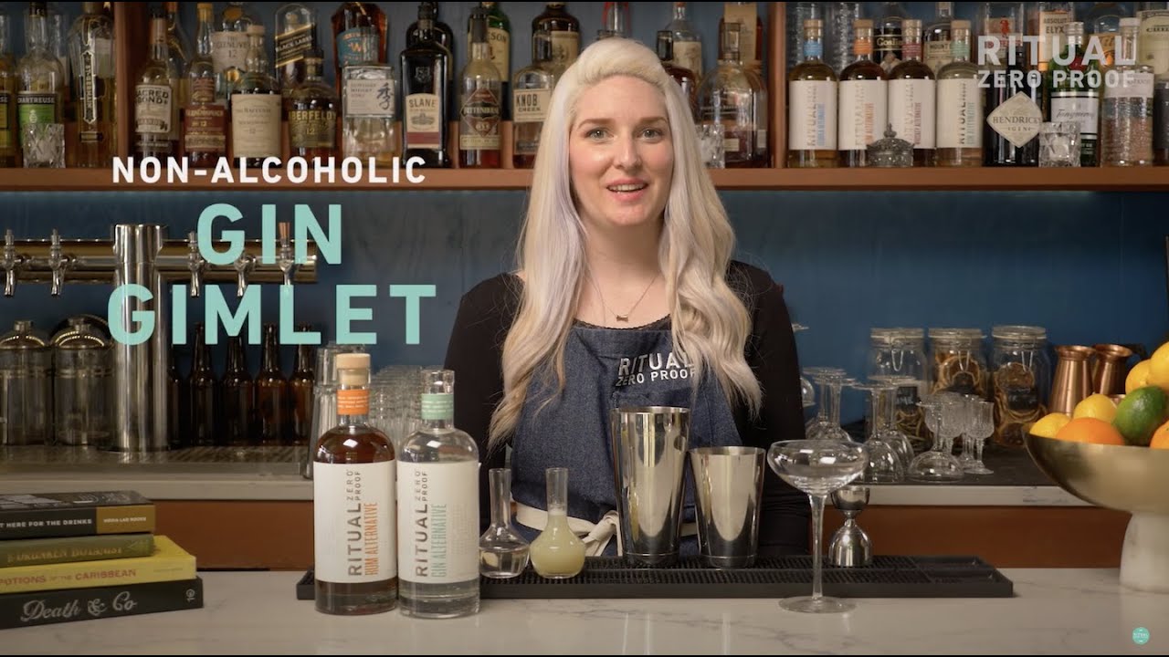 Non-Alcoholic Gin Gimlet: Non-Alcoholic Cocktail Recipes with Ritual Zero Proof