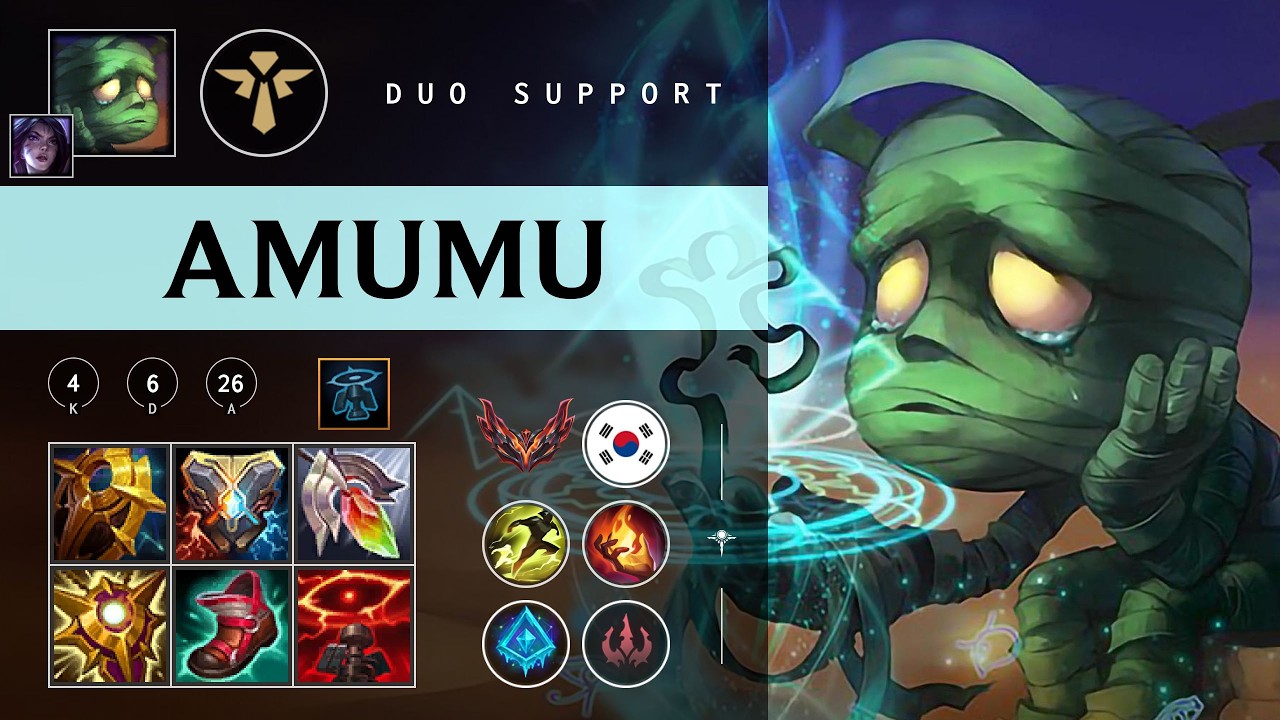 Amumu Support vs Neeko - KR Grandmaster Patch 26.05
